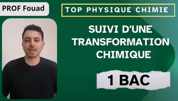 suivi d'une transformation chimique